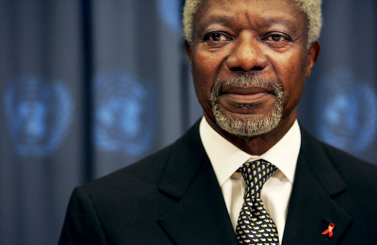 Former UN Leader Kofi Annan, Who Championed Women's Rights For Decades