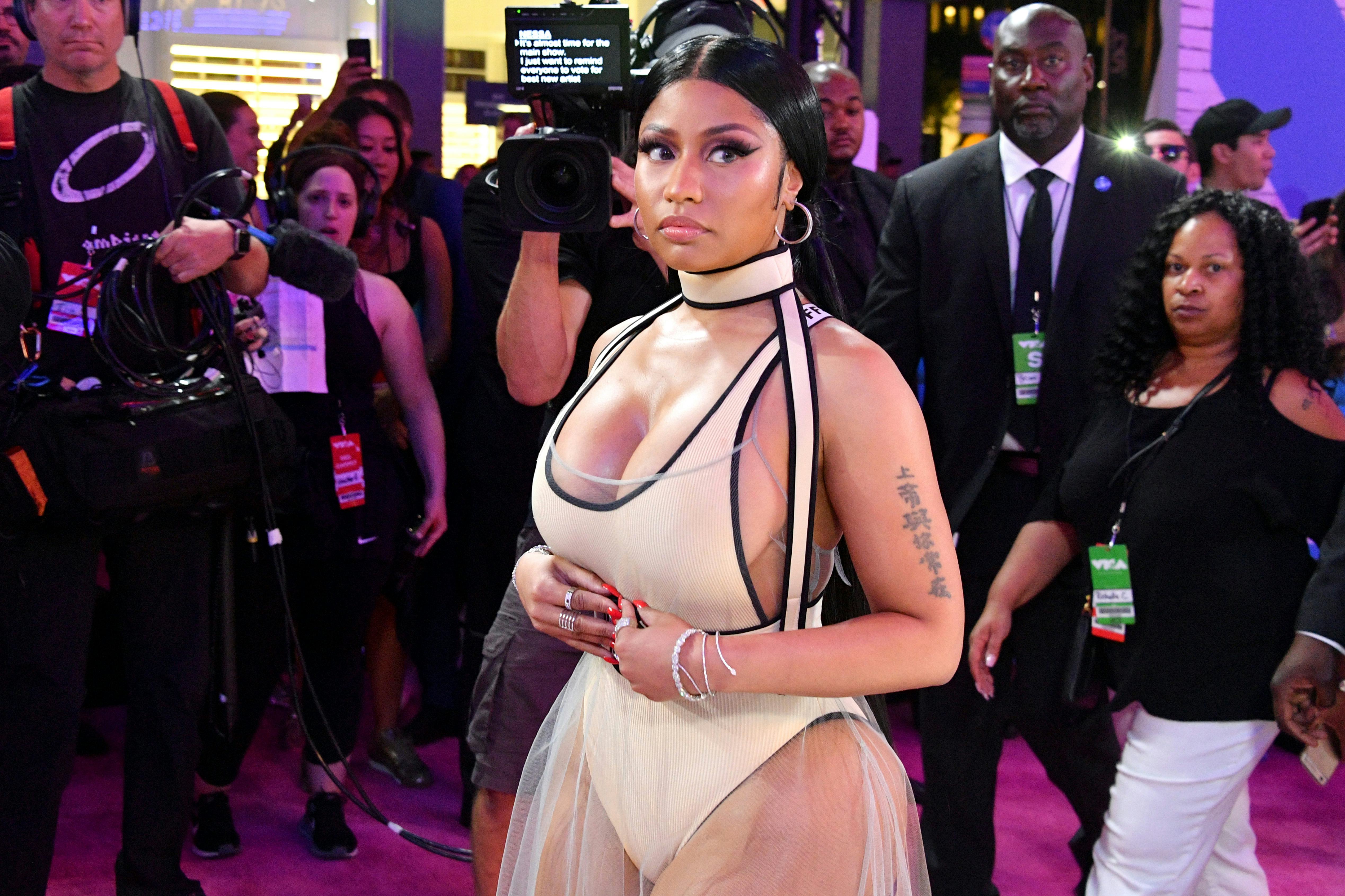 Nicki minaj dress outlet at the vmas 2018