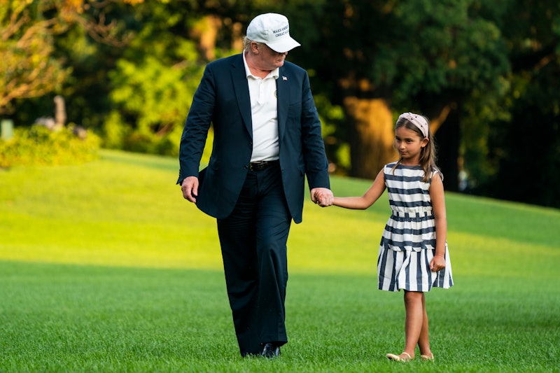 Photos Of Trump His Grandchildren Show Them Tagging Along At Presidential Events