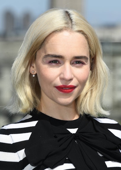 emilia clarke's new pixie cut is a far far cry from her