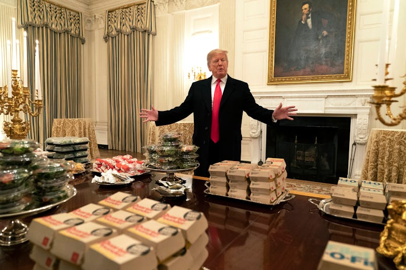 The Clemson Tigers White House Meal Was All Fast Food And People Are Baffled Past Championship Dinners At White House Before 2022
