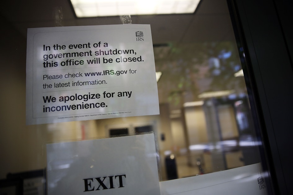 The Shutdown Could Affect The IRS For The Next Year — Here's What That