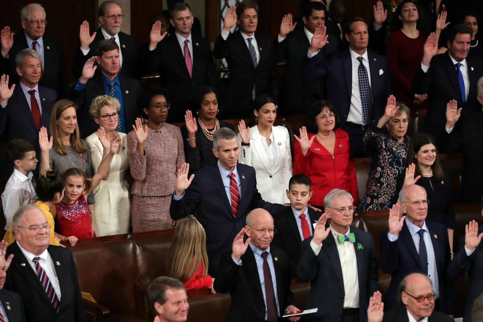 Photos Of New Members Of Congress Being Sworn In Show The New Face Of