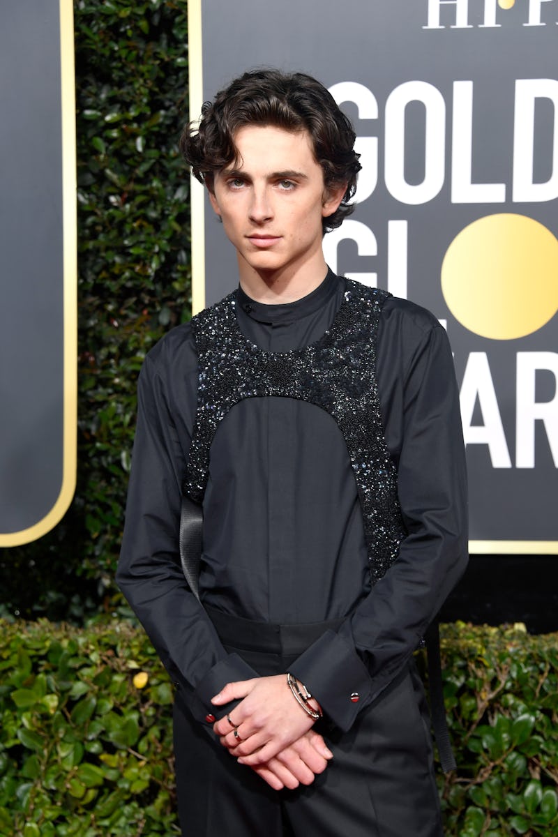 From Floral Suits To A Sequin Harness: Timothée Chalamet's Best Red-Carpet  Looks