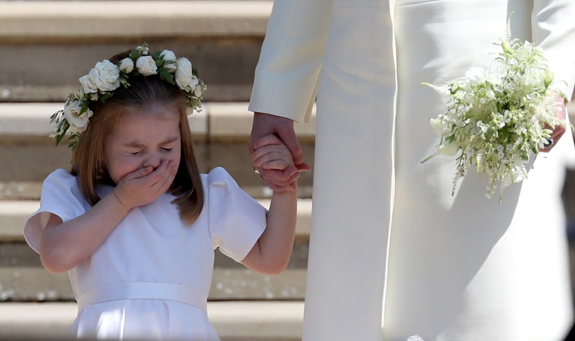 Princess Charlotte At St. George's Church In Windsor Castle