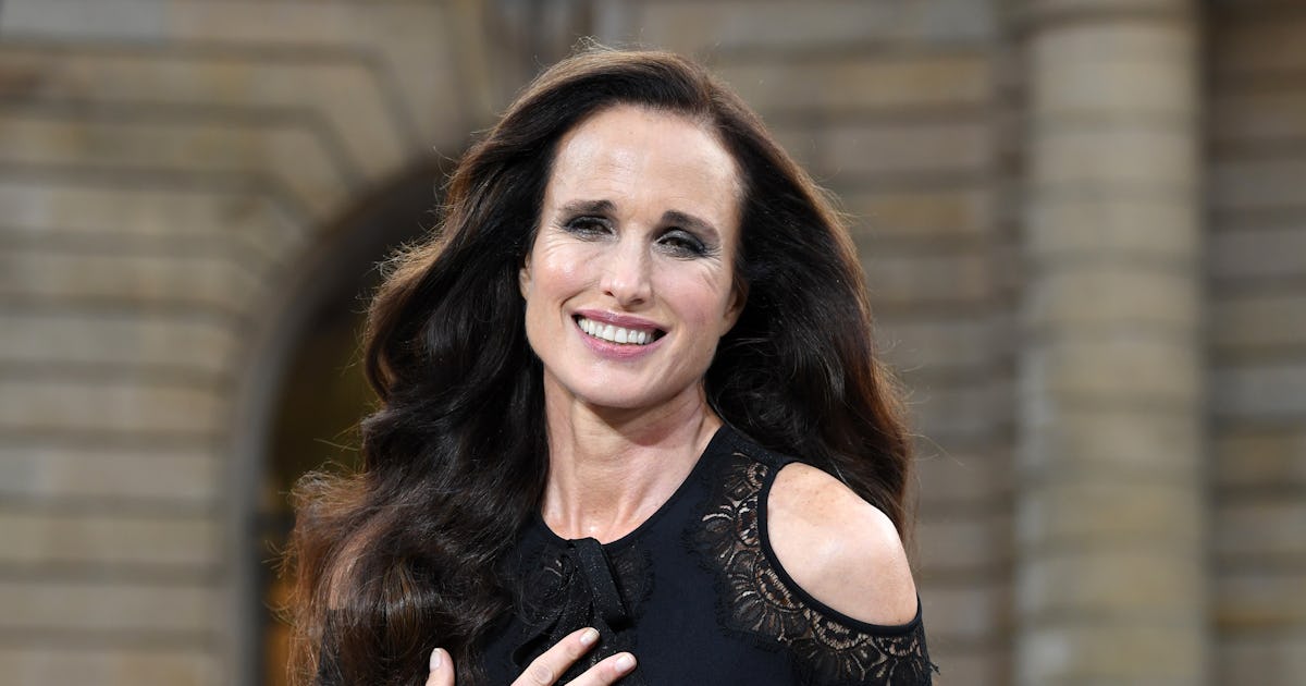 andie macdowell's beauty tips are ones you can't buy