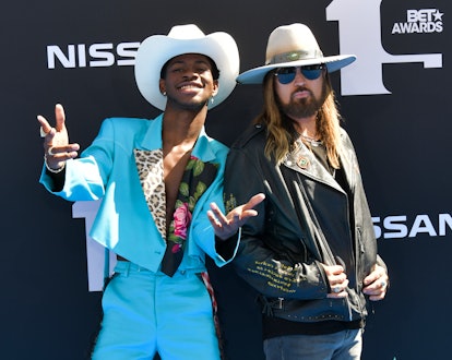 Lil Nas X and Billy Ray Cyrus stagecoach