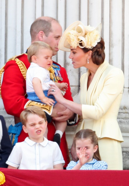 Kate Middleton comforted Prince Louis at an event when he was fussy.