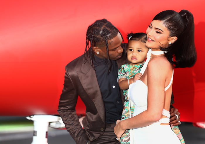 Kylie Jenner, pictured here with rapper Travis Scott and their daughter, has said Stormi is "super i...