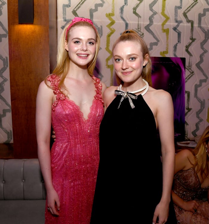Elle and Dakota Fanning bicker in Halloween throwback video.
