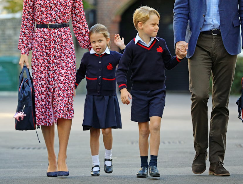 Princess Charlotte confidently walked into her first day of school this past September. 