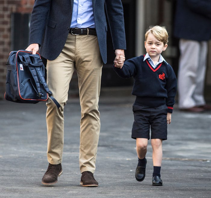 Prince George loves his family's country estate, especially the tractors