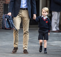 Prince George loves his family's country estate, especially the tractors