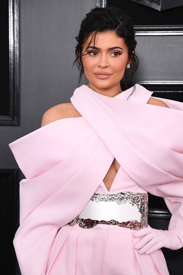 Kylie Jenner hits the carpet at the 2019 Grammy Awards.