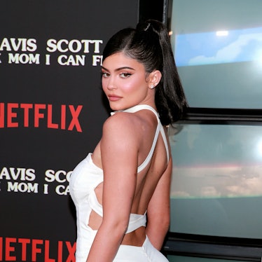 Kylie Jenner stuns on the red carpet premiere of Travis Scott's Netflix documentary.