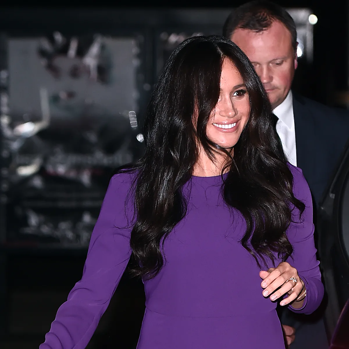 purple hair black dress Best Hairstyles For Dark Hair And Purple Dresses