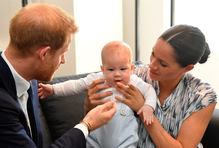 Prince Harry with his son Archie & wife Meghan Markle in Cape Town, South Africa