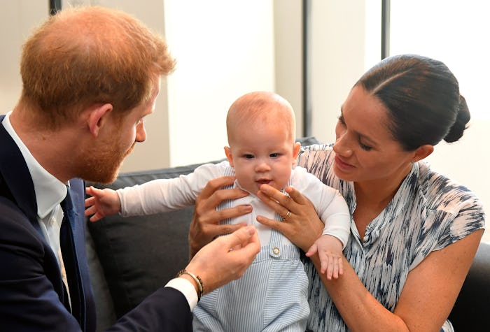 Prince Harry with his son Archie & wife Meghan Markle in Cape Town, South Africa