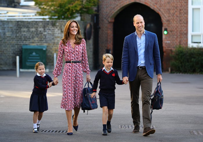 Kate Middleton went Halloween shopping with her two oldest children Prince George and Princess Charl...
