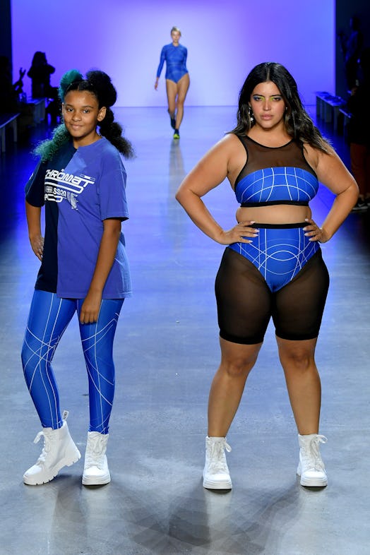 Models at the Chromat Fashion Show, one of NYFW's only truly diverse presentations.