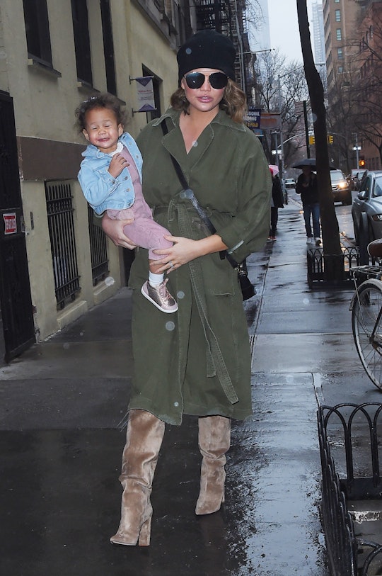 Chrissy Teigen shared in her family's recent Vanity Fair cover story that she has around-the-clock h...