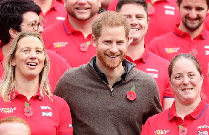 An Invictus athlete got her hand stuck on Prince Harry's "bottom"