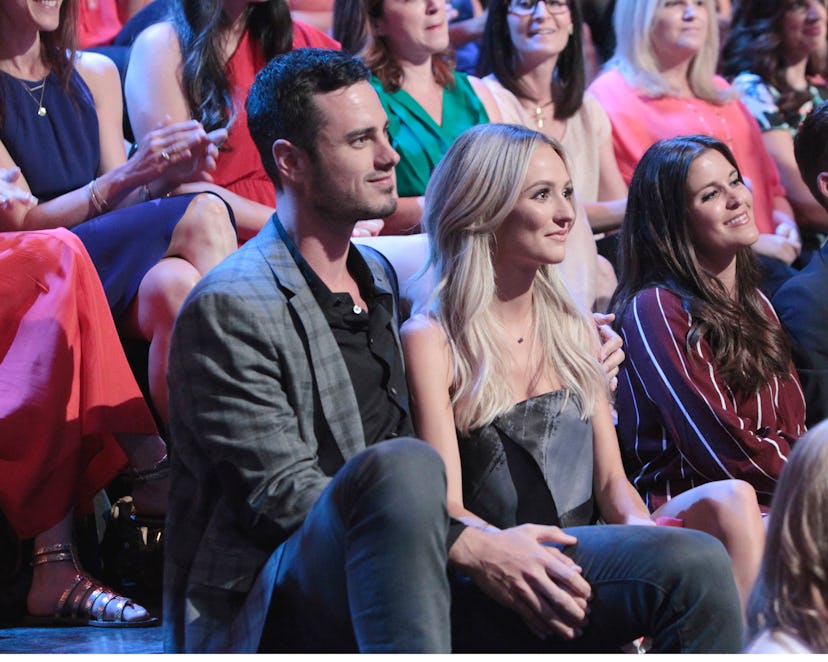 Lauren Bushnell and Ben Higgins at the taping of 'The Bachelorette: After the Final Rose'