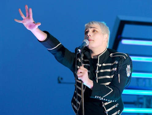 Gerard Way of My Chemical Romance performing at the 2006 MTV Video Music Awards