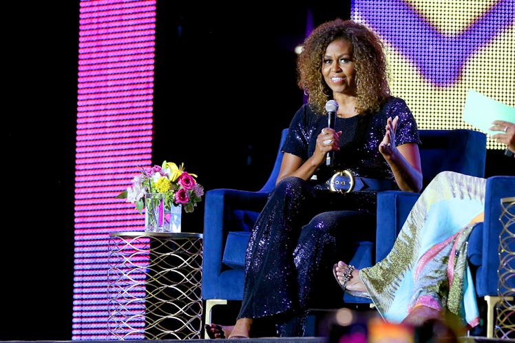 Michelle Obama discussing 'Becoming' as news of 'Becoming' follow-up book drops