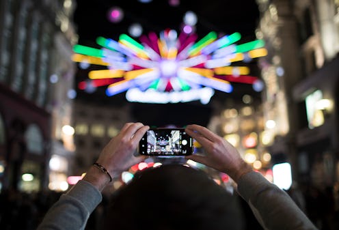 Christmas lights on Oxford Street, London