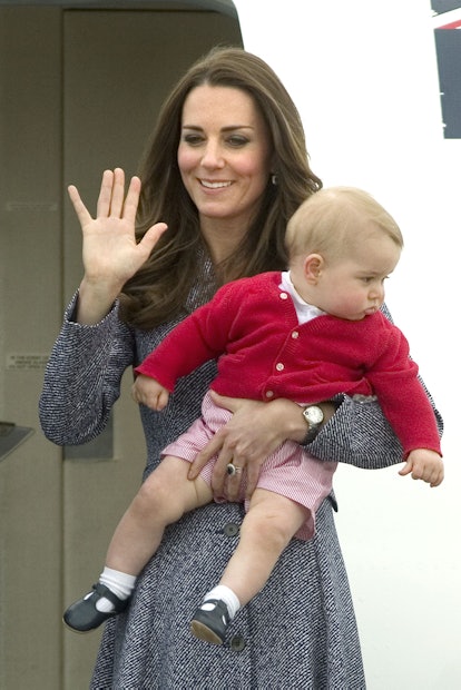 Kate Middleton often dresses her kids in hand-me-downs. 