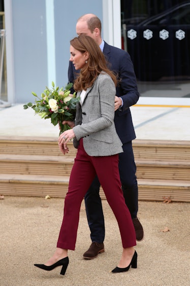 Prince William got touchy-feely with Kate Middleton at a recent royal event.