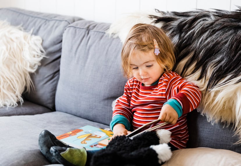 Your toddler's obsession with books is partly because of you reading to them so often, experts say.
