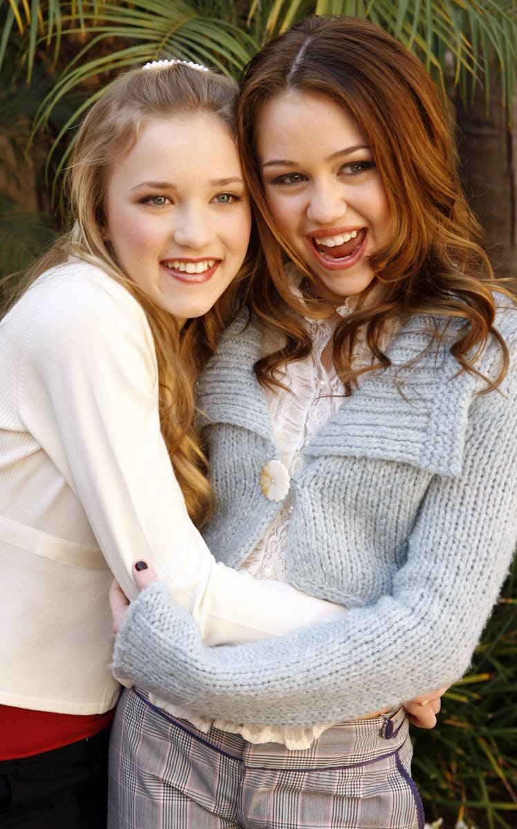 Miley Cyrus and Emily Osment played best friends on 'Hannah Montana.'