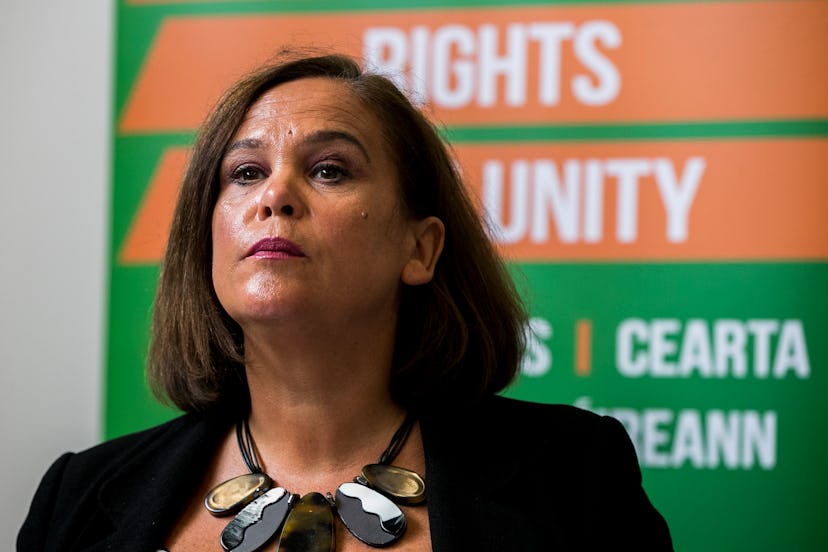 Sinn Fein head Mary Lou McDonald wants to remain in the EU
