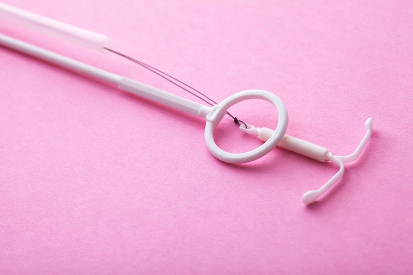 An hormonal IUD. IUDs are not as commonly used as the Pill or other kinds of birth control. 