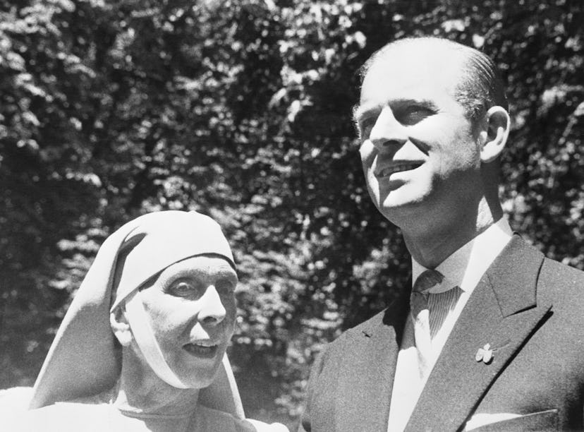 Prince Philip and his mother, Princess Alice.