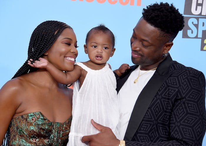 NBA star Dwyane Wade is passing his basketball skills on to daughter Kaavia