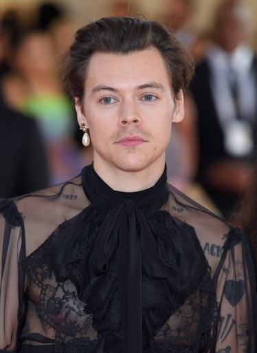 Harry Styles attend the 2019 Met Gala.