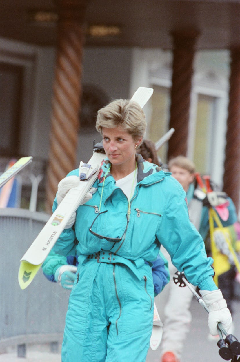 Princess Diana was all attitude on her ski trip