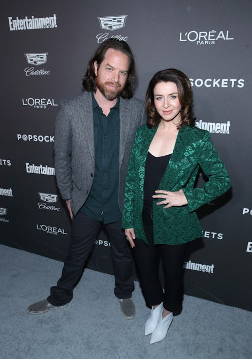 Grey's Anatomy's Caterina Scorsone is pregnant with her third child with husband Rob Giles.