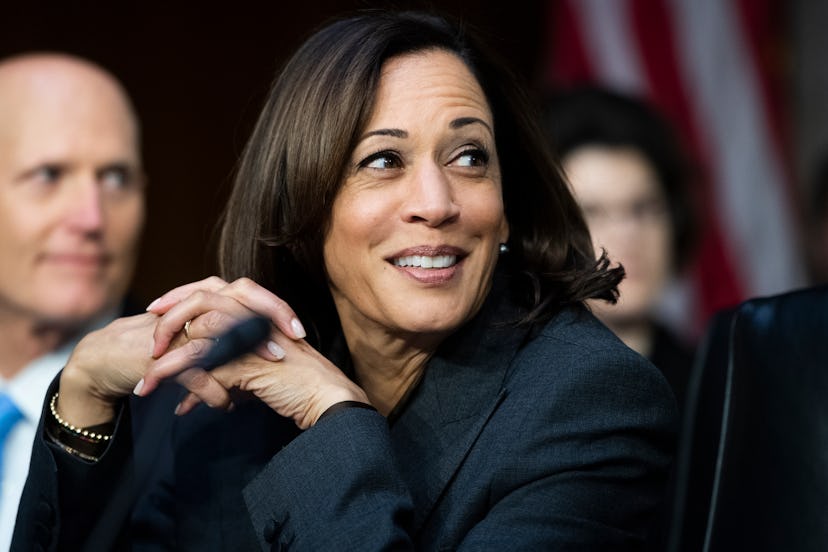 Sen. Kamala Harris is one of the 2020 Democratic candidates who has advocated for a six-month paid f...