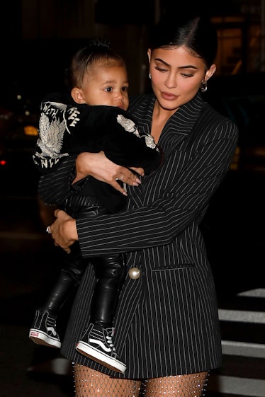 Kylie Jenner steps out with her baby, Stormi Webster.