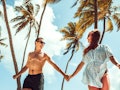 Sweet captions make great Instagram captions for your first couples' vacation pictures
