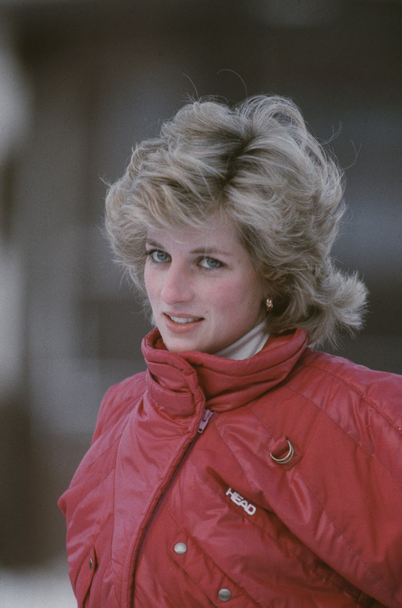 Princess Diana's hair was perfectly voluminous after a day of skiing 