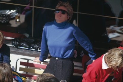 Princess Diana wore comfortable and stylish clothes under her ski attire