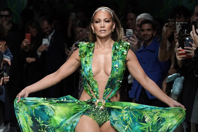 Versace is suing Fashion Nova for recreating Jennifer Lopez's Grammy dress.