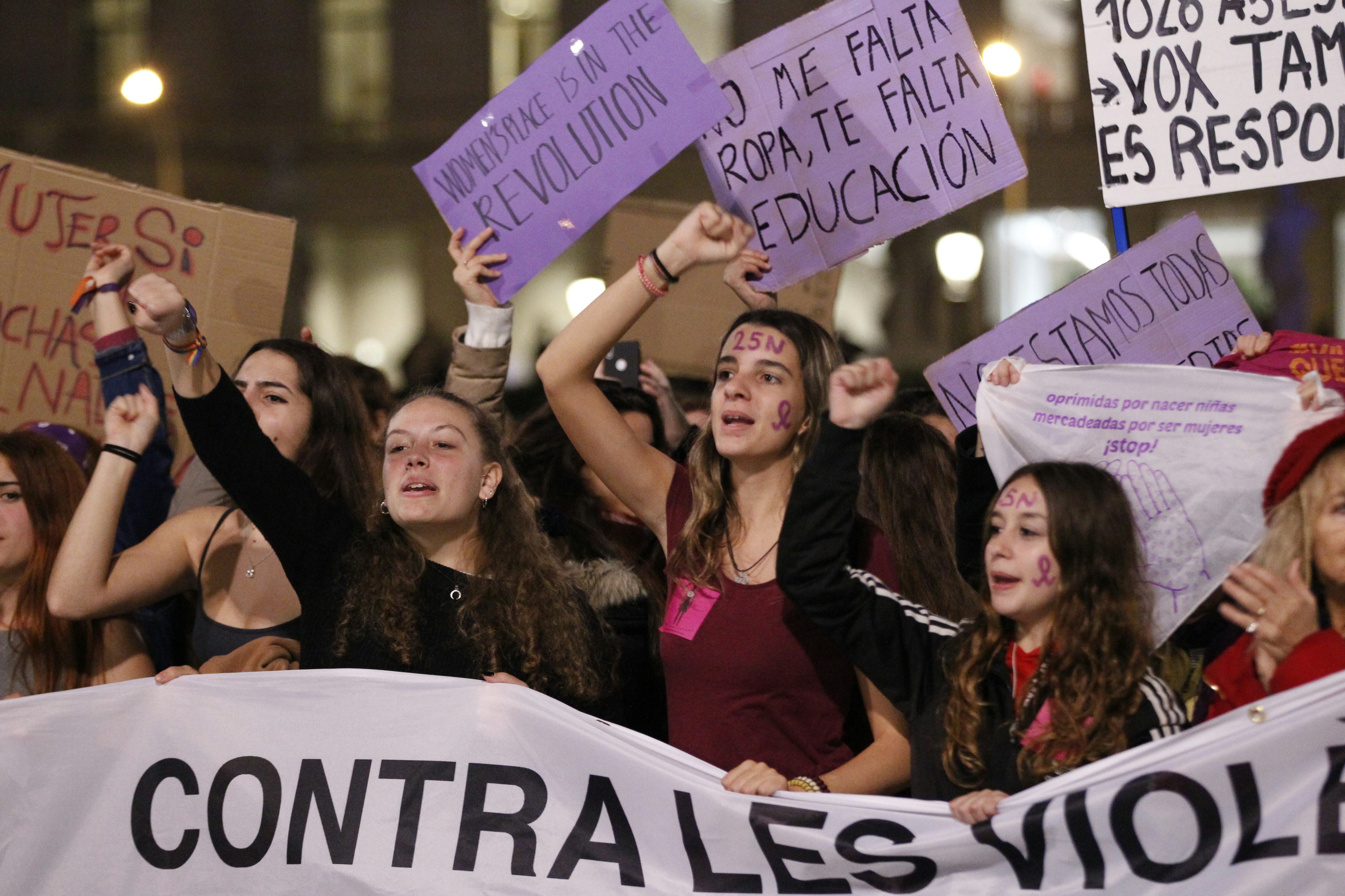 Photos Of Protests For International Day For The Elimination Of ...