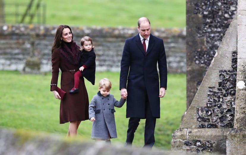 Kate Middleton and Prince William take their kids to church for Christmas at Sandringham Estate 