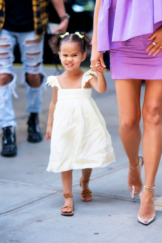 Chrissy Teigen's daughter Luna will help cook Thanksgiving.
